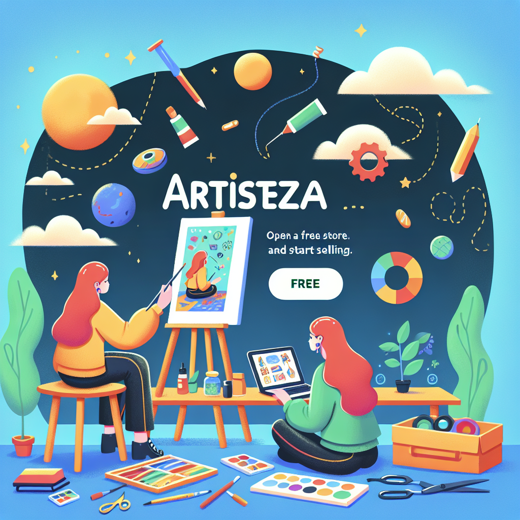 הצטרפות artisteza חינם. פתח חנות בחינם ותתחיל למכור אותם. מהיום תקבל חשיפה למוצרים שלך ללא עלות